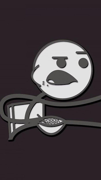 Funny Memes, Black Background, funny art HD phone wallpaper