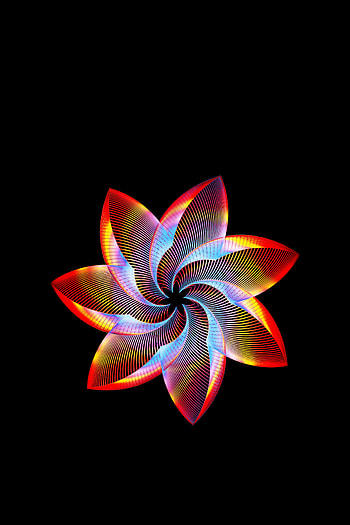 Abstract Star, Design, Space, Pattern, electric blue, magenta, Colors HD phone wallpaper