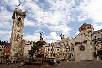 Trentino architecture, Trento region, City of Trento, Trento HD wallpaper