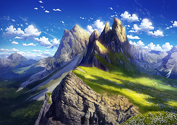 Anime Landscape , anime, landscape HD wallpaper