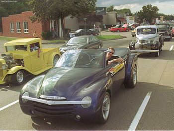 CHEVY SSR, sunny, chevrolet, custom, car, cars, ssr, outside, autos, trucks, auto, chevy, truck, cruising HD wallpaper