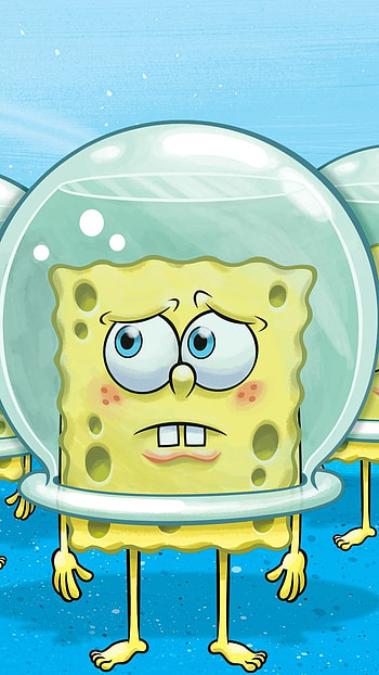 Spongebob, Funny Cartoon HD phone wallpaper