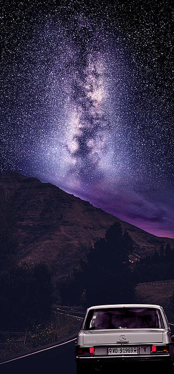 Mercedes Galaxy, car, Mercedes, vehicle, galaxy HD phone wallpaper