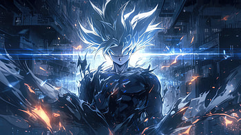 Goku Unleashed, goku, anime, artwork, artist, digital-art HD wallpaper