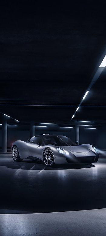 silver car, supercar, vehicle, Gordon Murray Automotive T.33 HD phone wallpaper