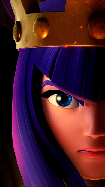 Clash of clans, queen, coc HD phone wallpaper