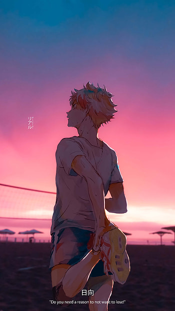 Hinata Shoyo, sky, kageyama, haikyuu, r34ld1, volleyball, anime, hinatashoyo HD phone wallpaper