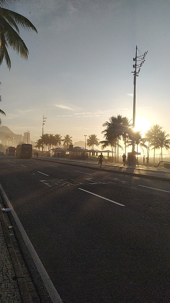 Copacabana, cloud, sky HD phone wallpaper