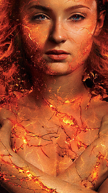 Sophie Turner, X-Men Dark Phoenix HD phone wallpaper