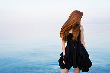 Red Head Beauty Outdoors, red-head HD wallpaper