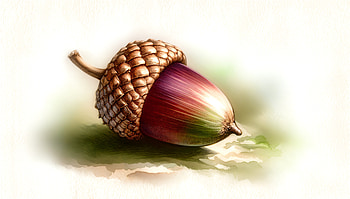 Vibrant Acorn: Ultra, acorn, nature, seed, organic, close-up HD wallpaper