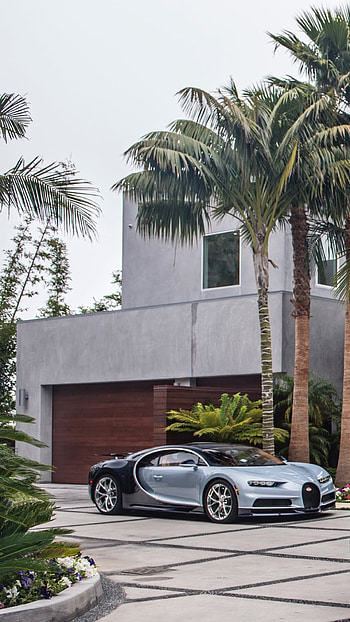 Bugatti Chiron — Palm Drive Supercar, supercar, vehicle, car HD phone wallpaper