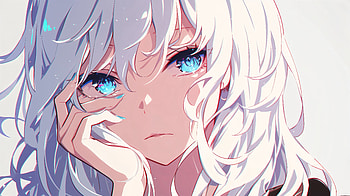 Captivating White Anime Beauty - Ultra, Anime, white anime HD wallpaper