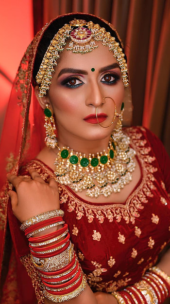 Trishaa kamlakar, model, bridal HD phone wallpaper