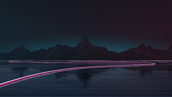 Synthwave Road , synthwave, retrowave, artist, artwork, digital-art, deviantart HD wallpaper