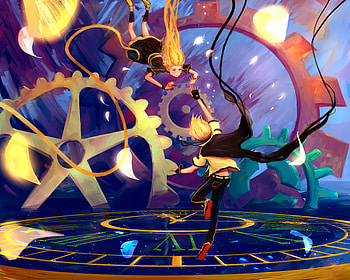 Art, Children, Clock, Flight, Mechanism HD wallpaper