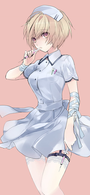 Pastel Nurse Girl — Anime , Anime, girl, anime girl HD phone wallpaper