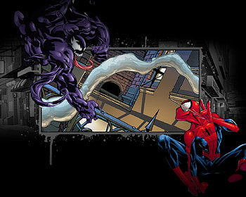 Spiderman Vs Venom, ultimate, venom, awesome, spiderman HD wallpaper
