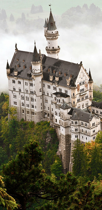 Neuschwanstein Castle, Man-made, Travels HD phone wallpaper