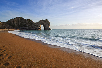 Nature, Waves, Beach, Rocks, Arch HD wallpaper