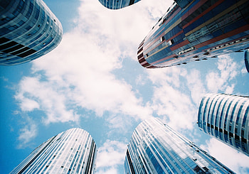 Sky, City, Miscellanea, Miscellaneous, Skyscrapers HD wallpaper