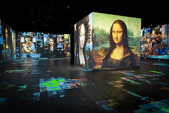 The Genius Immersive Experience, Mona Lisa HD wallpaper