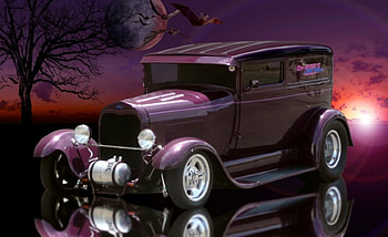 Sedan Delivery, custom, hot rod, street rod HD wallpaper