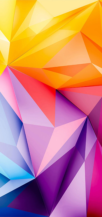 Abstract geometry , Colorful gradients, Modern art, Vibrant designs HD phone wallpaper