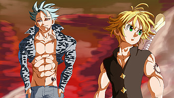 Ban and Meliodas, The Seven Deadly Sins HD wallpaper