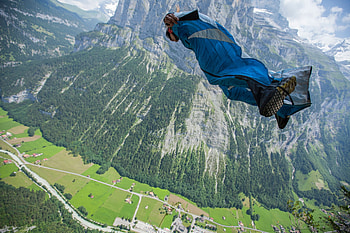 Wingsuit flying, Daredevil, World's deadliest, Thrilling HD wallpaper