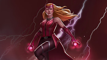 Scarlet Witch Majestic, scarlet-witch, superheroes, artist, artwork, digital-art, artstation HD wallpaper