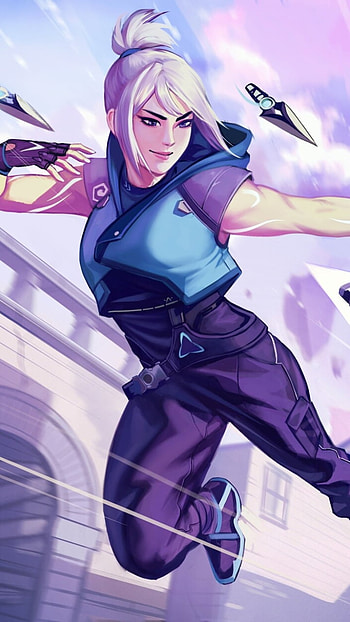 Jett (Valorant), video game, Valorant HD phone wallpaper