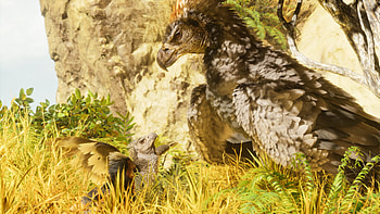 ARK Survival Evolved : Majestic Griffins in Wild Habitat, video game, ARK: Survival Ascended HD wallpaper