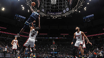 Heat vs Timberwolves, Anthony Edwards HD wallpaper