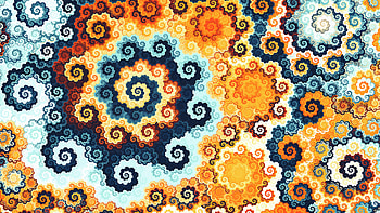 Pattern, Abstract, Multicolored, Motley, Fractal, Swirling, Involute HD wallpaper