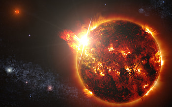 Powerful Megaflares, Megaflares, 2017, Powerful, universe HD wallpaper