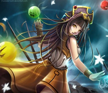 Anime, cute, girl, lovely HD wallpaper