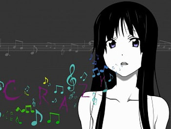 akiyama_mio k on multichromatic vector, k, akiyama-mio, vector, multichromatic, on HD wallpaper