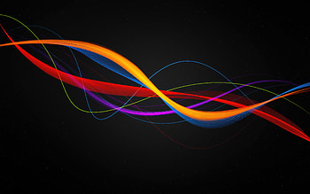 Waves Black , abstract, waves, dark, black, artist, artwork, digital-art, deviantart HD wallpaper