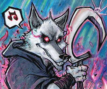 Wolf/ The Death, Wolf (Puss in Boots), movie, Puss in Boots: The Last Wish HD wallpaper