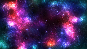 Space Scape Colourverse , space, artist, artwork, digital-art, digital-universe, deviantart HD wallpaper