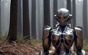 lady cyborg, AI Art, robot, Sci Fi, cyborg HD wallpaper