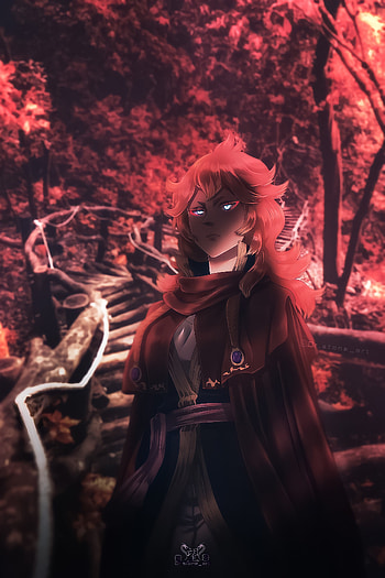 Mereoleona Vermillion, magenta, art HD phone wallpaper