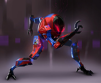 Anime Spiderman , spiderman, superheroes, artwork, digital-art HD wallpaper