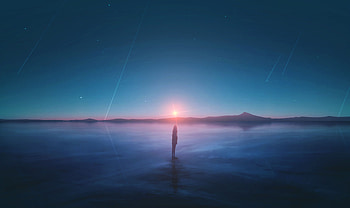 New Thought, anime-girl, anime, artist, artwork, digital-art, alone HD wallpaper