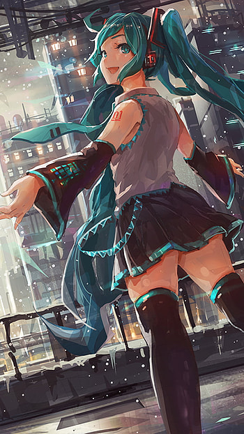 Hatsune Miku, Anime, Vocaloid HD phone wallpaper