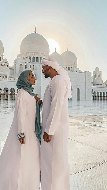 Muslim Couple, Aesthetic HD phone wallpaper