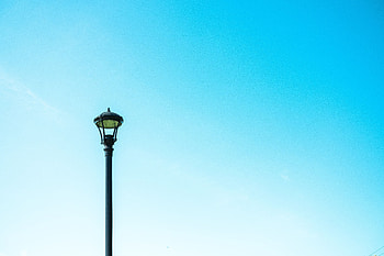 Sky, Minimalism, Pillar, Post HD wallpaper
