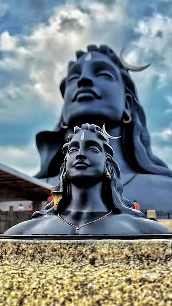 Shiv, Mahadev, Shivay, statue, adiyogi HD phone wallpaper