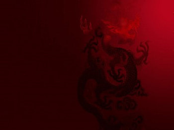 Red Dragon, dragon, black, red HD wallpaper